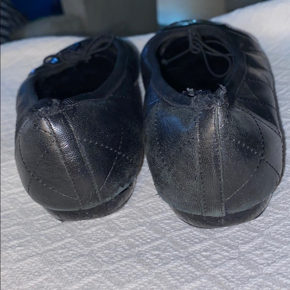 CHANEL Black Quilted Leather Cambon Ballet Flats - Picture 3 of 6